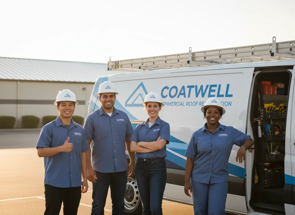 Commercial roof coating company in Chataignier, LA